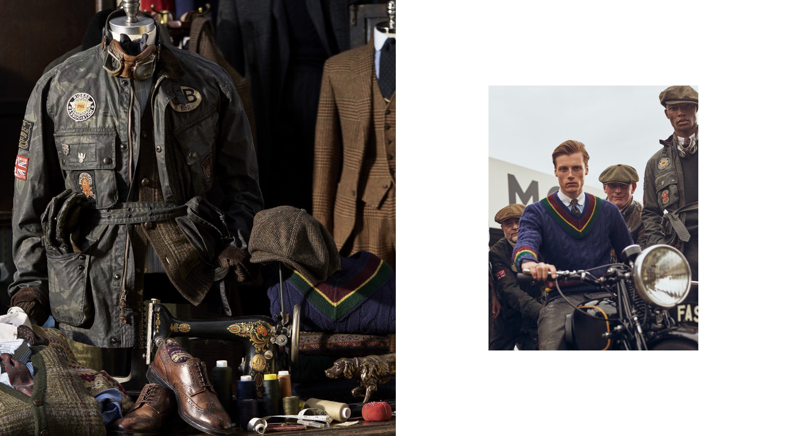 <strong>ON LOCATION</strong><br/><span>This season of Polo Originals, inspired by the golden era of Grand Prix car racing, was photographed at the Goodwood Motor Circuit, which is located in West Sussex, on the 12,000-acre Goodwood Estate. The Circuit has since become known for hosting a number of prestigious motorsport events, including the famous Festival of Speed and Revival.</span> <br/><rlmag_link href="https://www.ralphlauren.se/en/search?cgid=brands-prl-tough-and-refined-cg"><button class="shop-collection">Shop the Story</button></rlmag_link>
