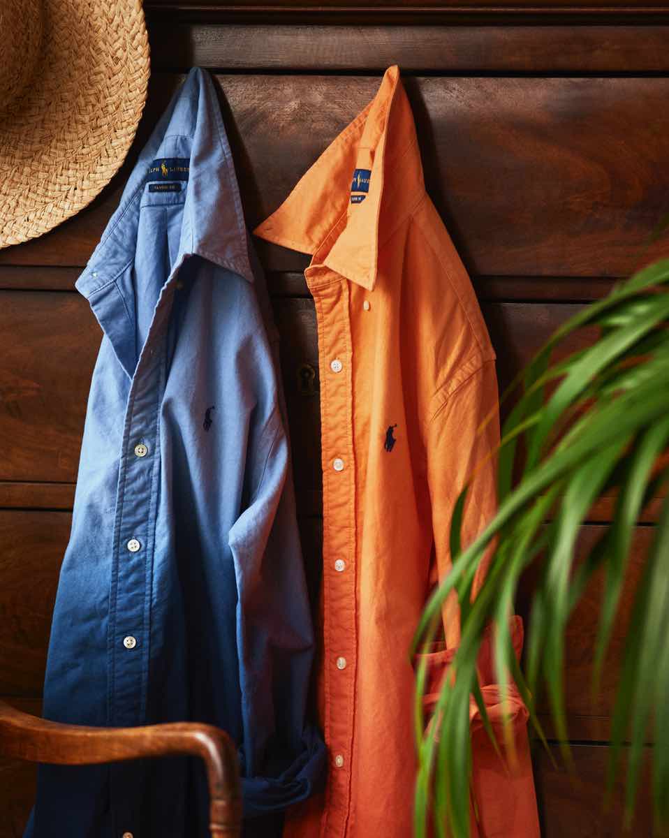 Slim Fit Garment-Dyed Oxford Shirt