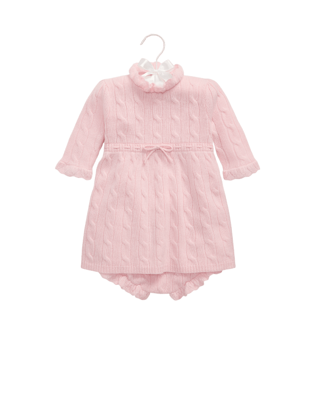 Cable-Knit Cashmere Dress & Bloomer