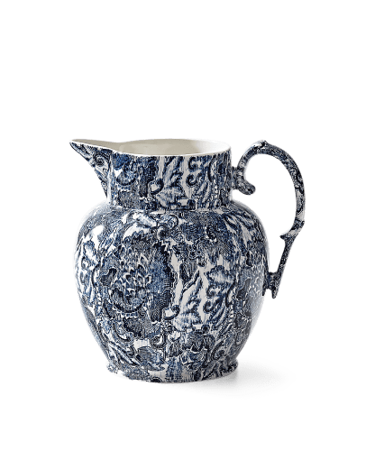 Faded Peony Etruscan Pitcher