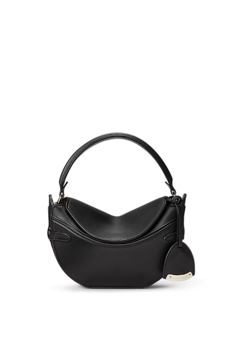 Ralph Lauren Mini Crossbody i kalvskinn