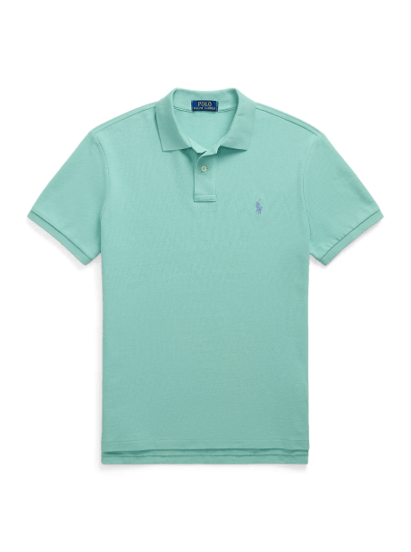 Slim Fit-pikétröja i mesh