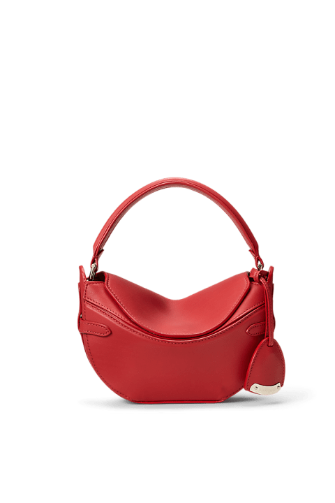 Ralph Lauren Mini Crossbody i kalvskinn
