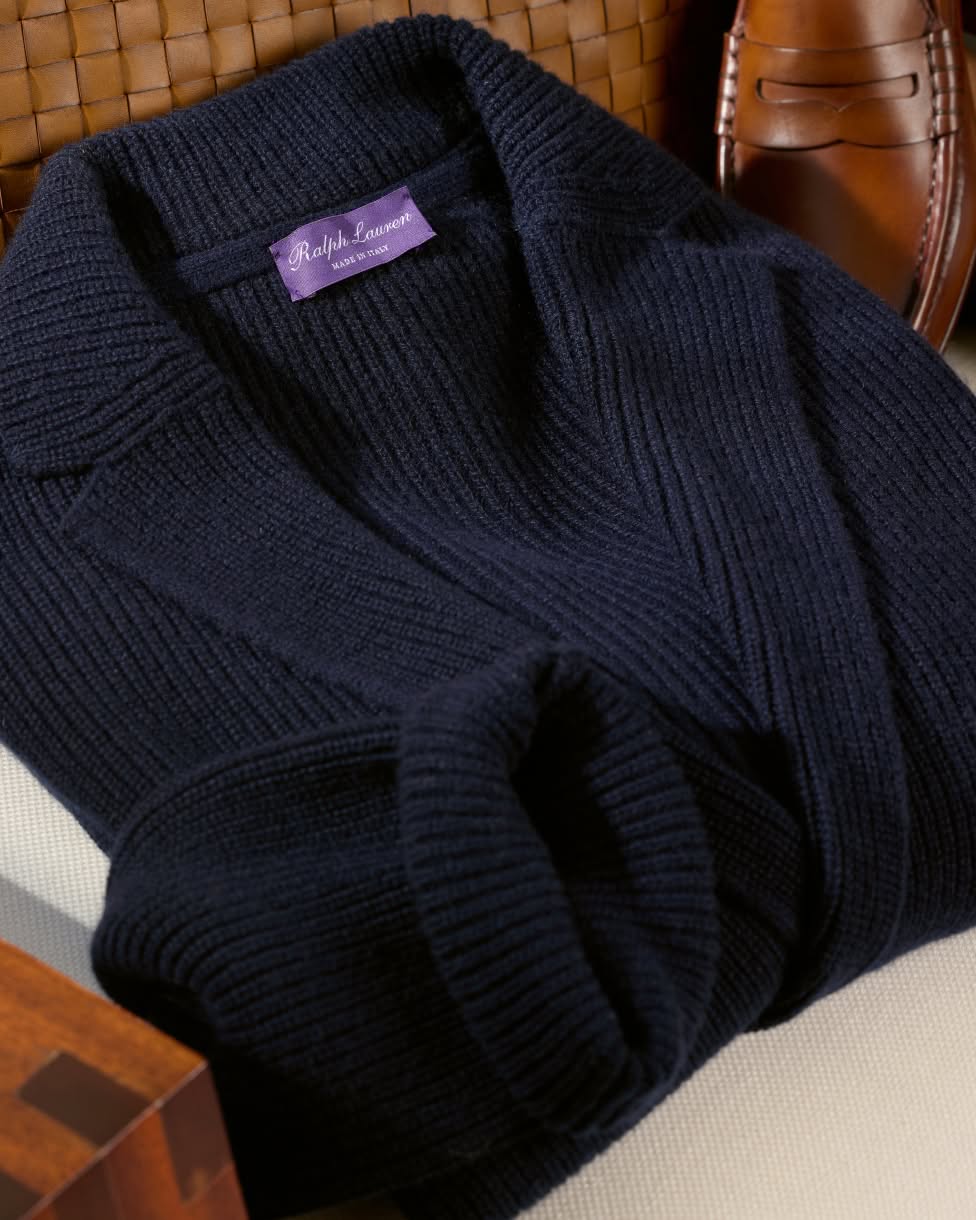 Strukturerad kashmircardigan
