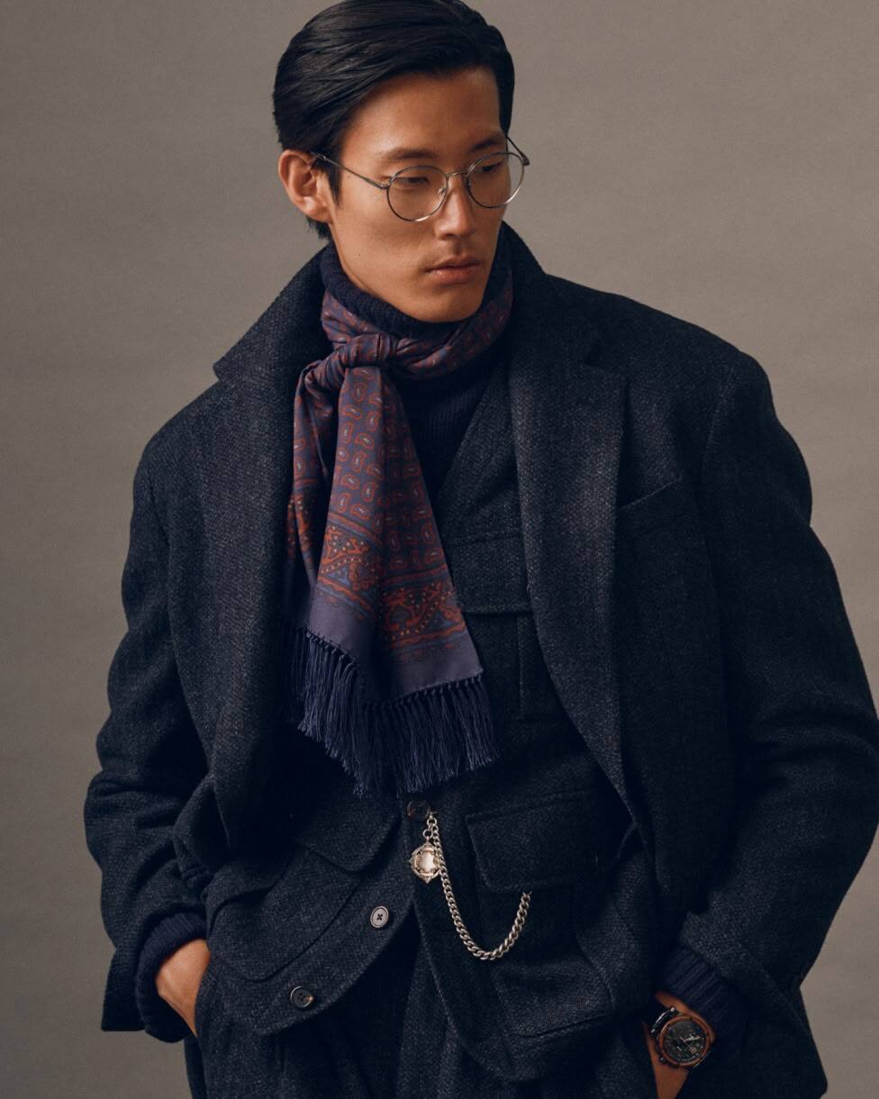 Polo tweedkavaj Tailored Fit