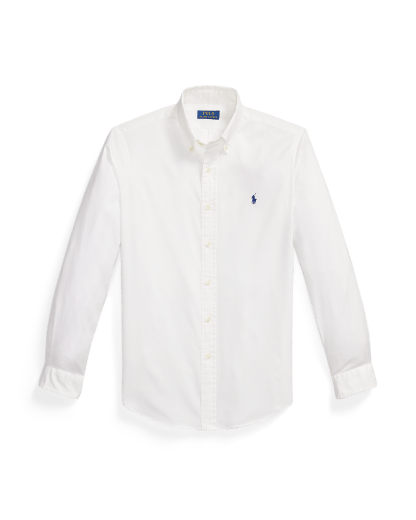 Plaggfärgad oxfordskjorta Slim Fit
